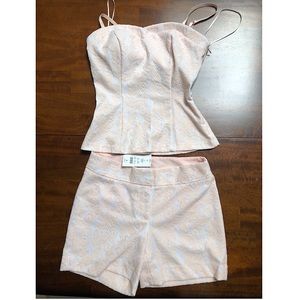 Cache Short Shorts and Bustier Top Set NWT Size 2